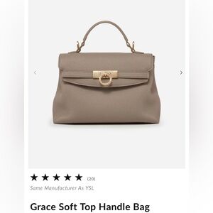 Parisa Wang Grace Soft Top Handle Bag